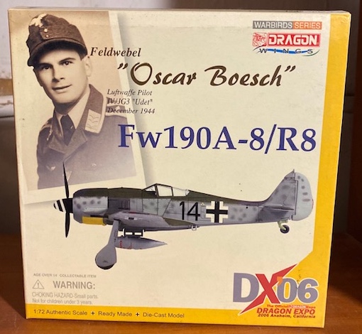  Artikelbild 1 des Artikels “1:72 DX06 Exclusive FW 190 A-8/R8 Oscar Boesch IV./JG3 