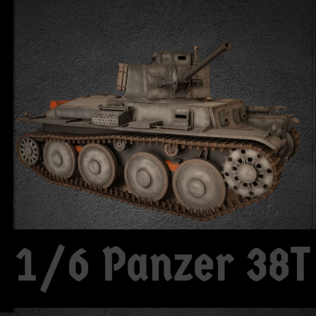  Artikelbild 1 des Artikels “Panzerkampfwagen 38 (t) 1:6 (Bausatz) “