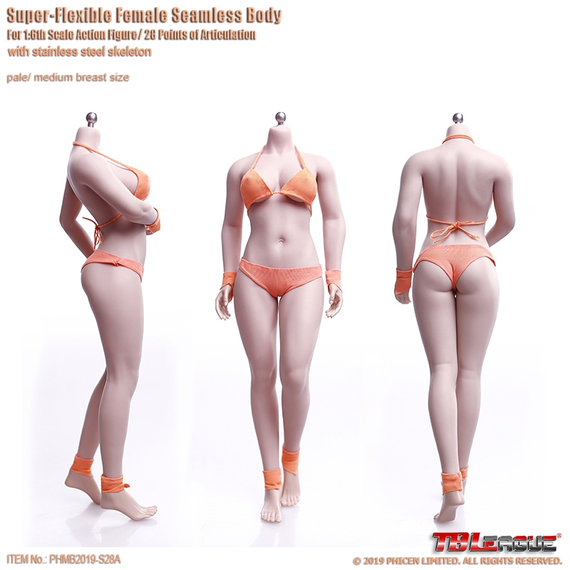 Product image 1 of the product “Caucasian Pale Female Super Flexible Seamless Body (Middle Bust) ”
