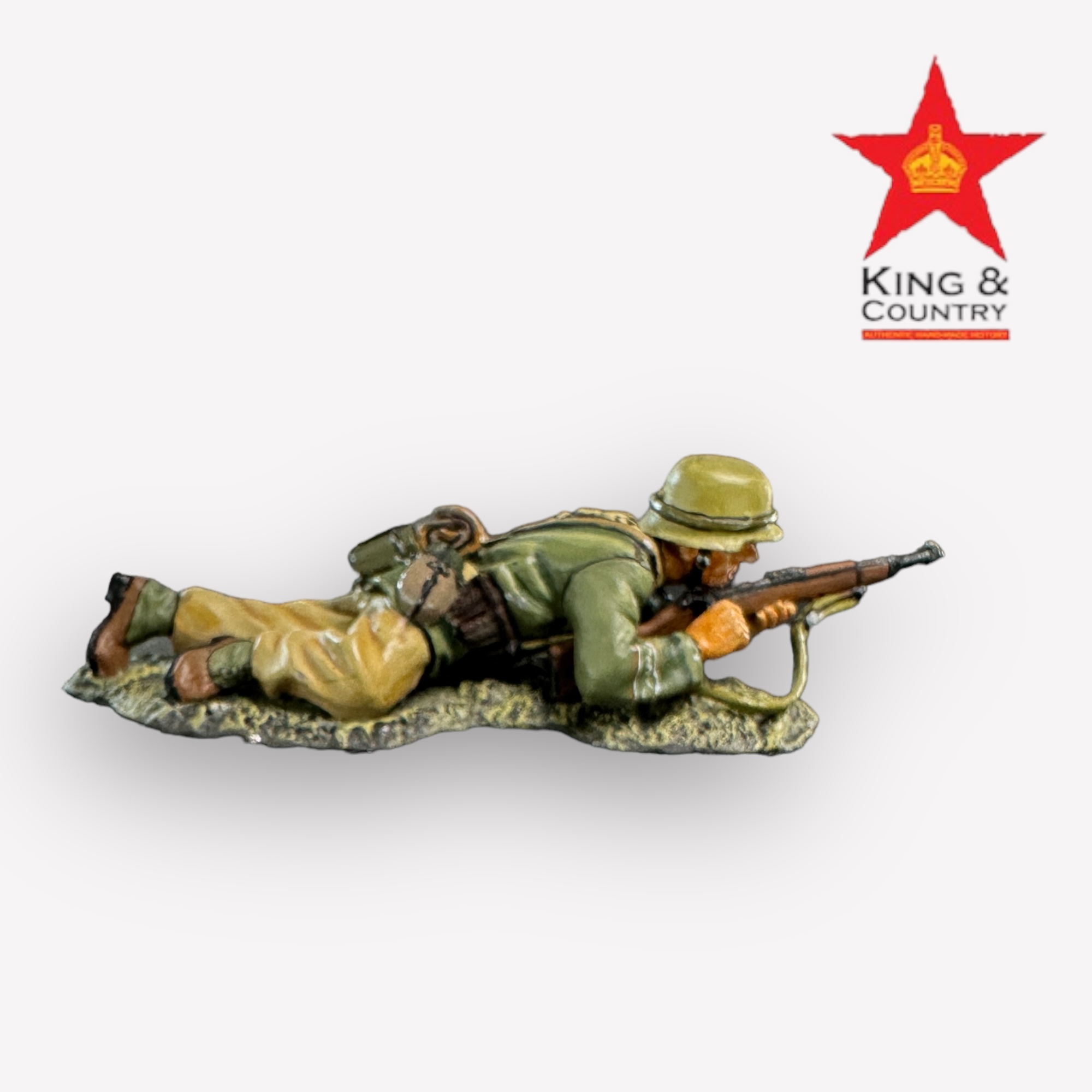  Artikelbild 1 des Artikels “Afrika Korps: lying, firing rifleman (No Original Box) “