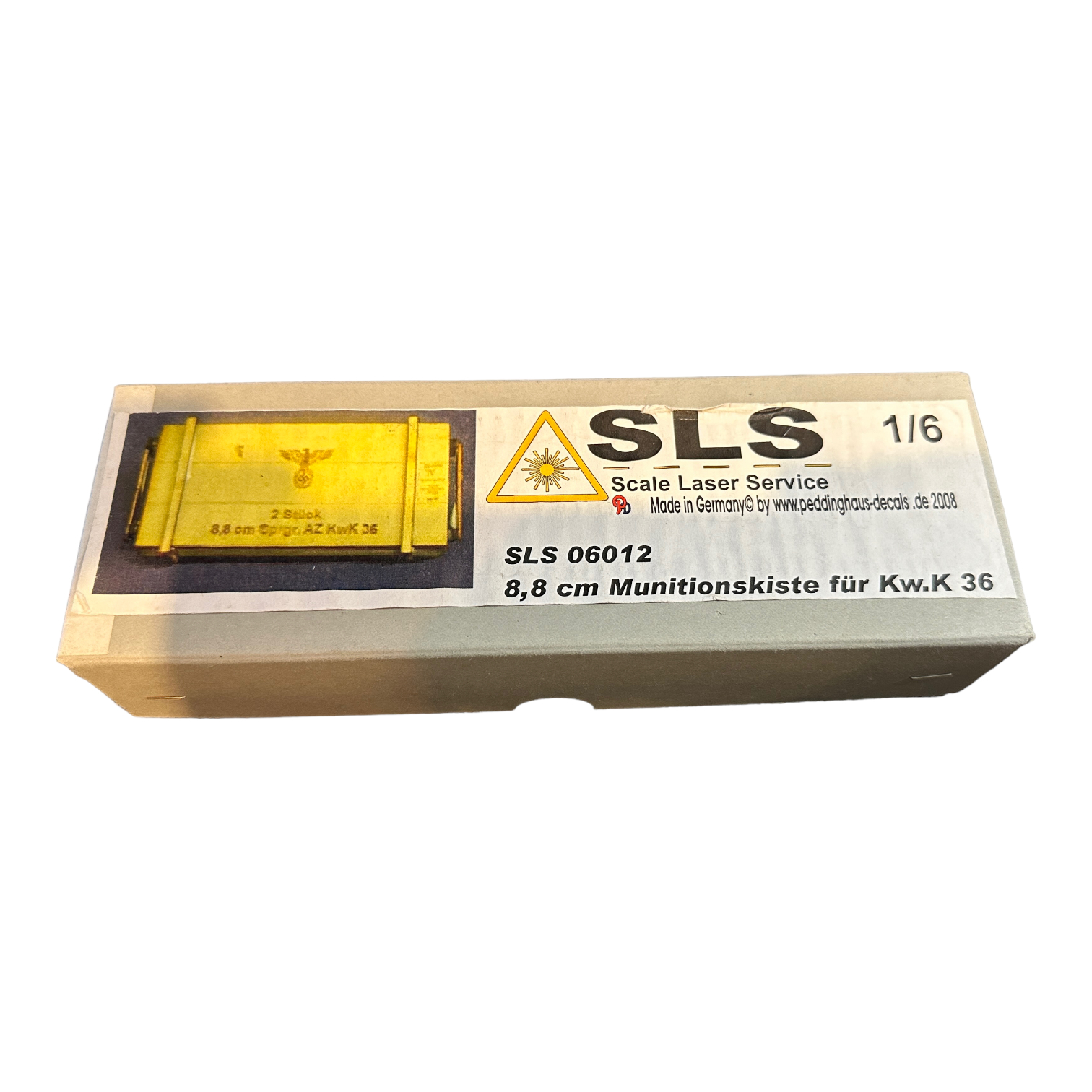  Product image 1 of the product “8,8  cm Munitionskiste für KwK 36  1/6 (Bausatz) ”