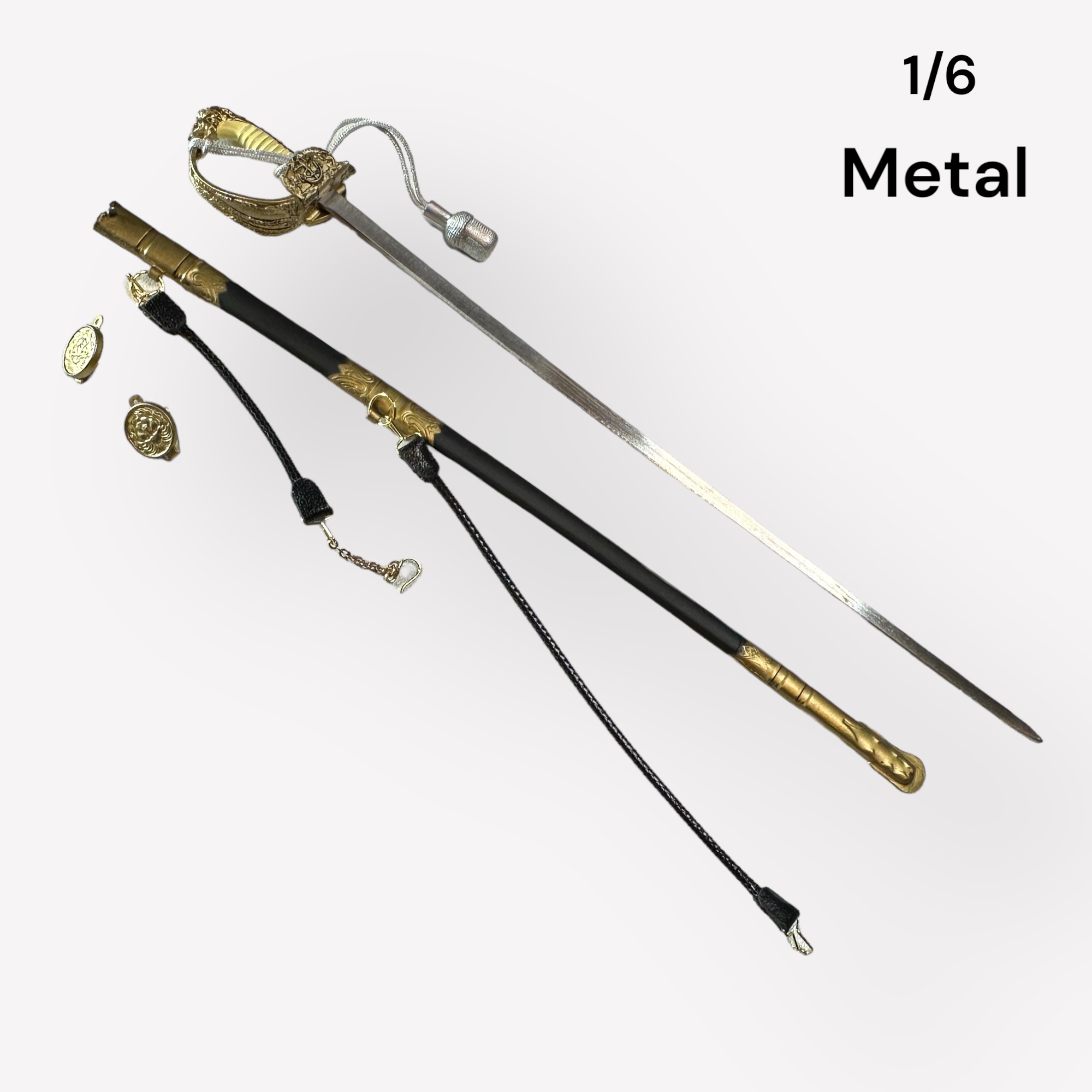  Product image 1 of the product “Grossadmiral Sword in Metal 1/6 mit Halter ”