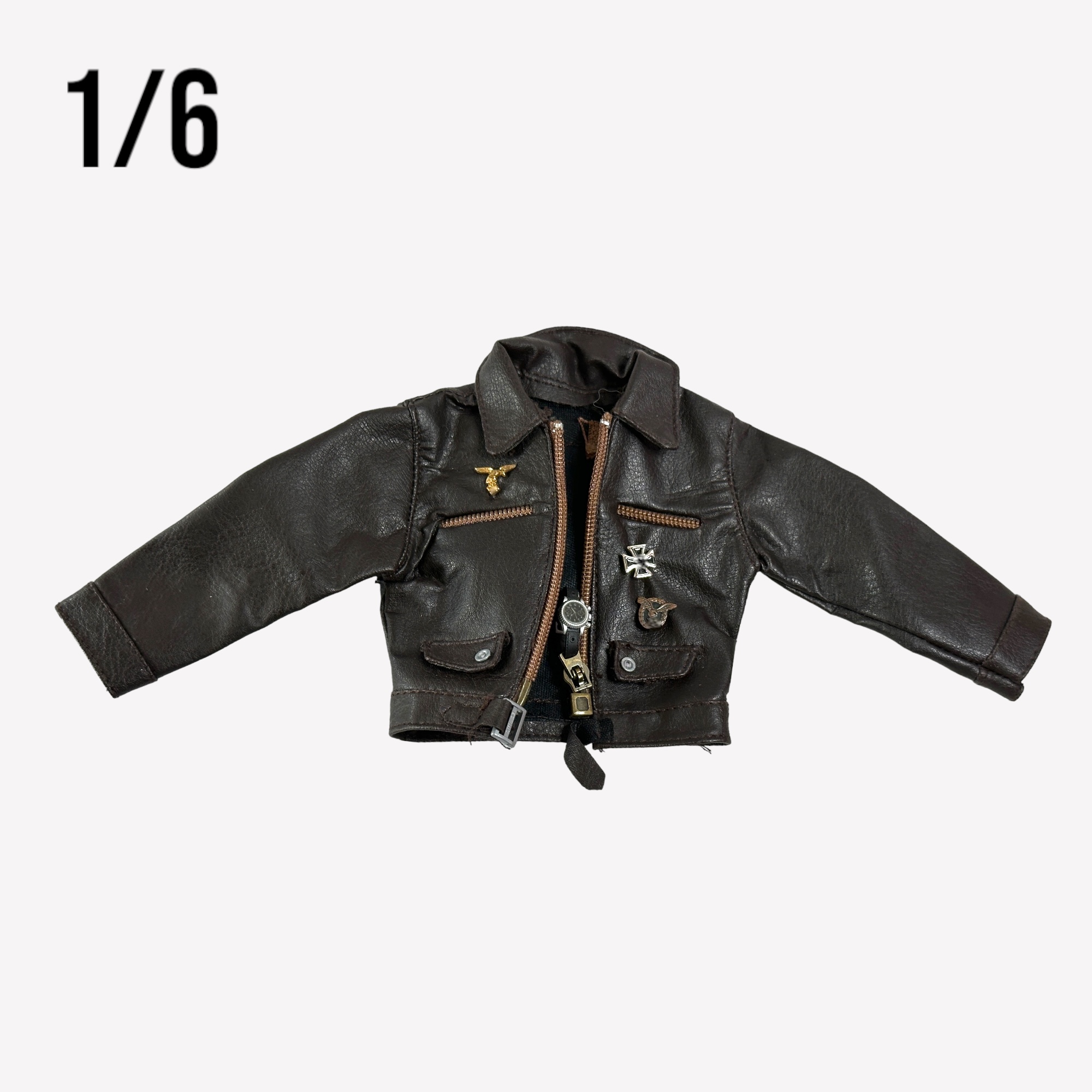 Artikelbild 1 des Artikels “Piloten Jacke braun 1/6 (Mit Orden) “