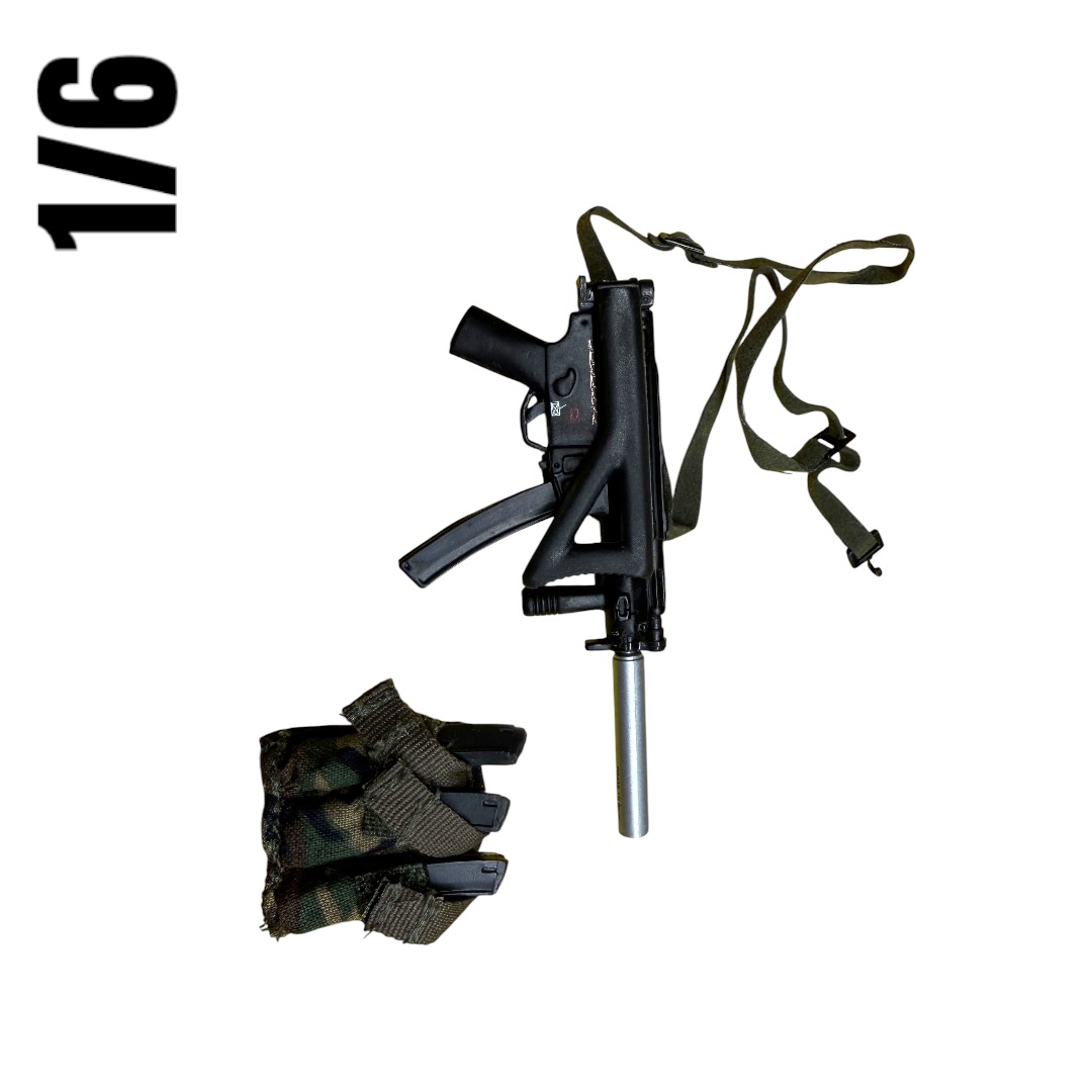  Artikelbild 1 des Artikels “1/6 HK MP5A3 mit Schalldämpfer, 3er-Magazin (Metal) “