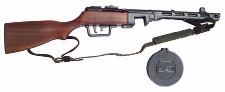  Product image 1 of the product “PPSH mit abnehmbaren Trommelmagazin und beweglichen Verschluss ”