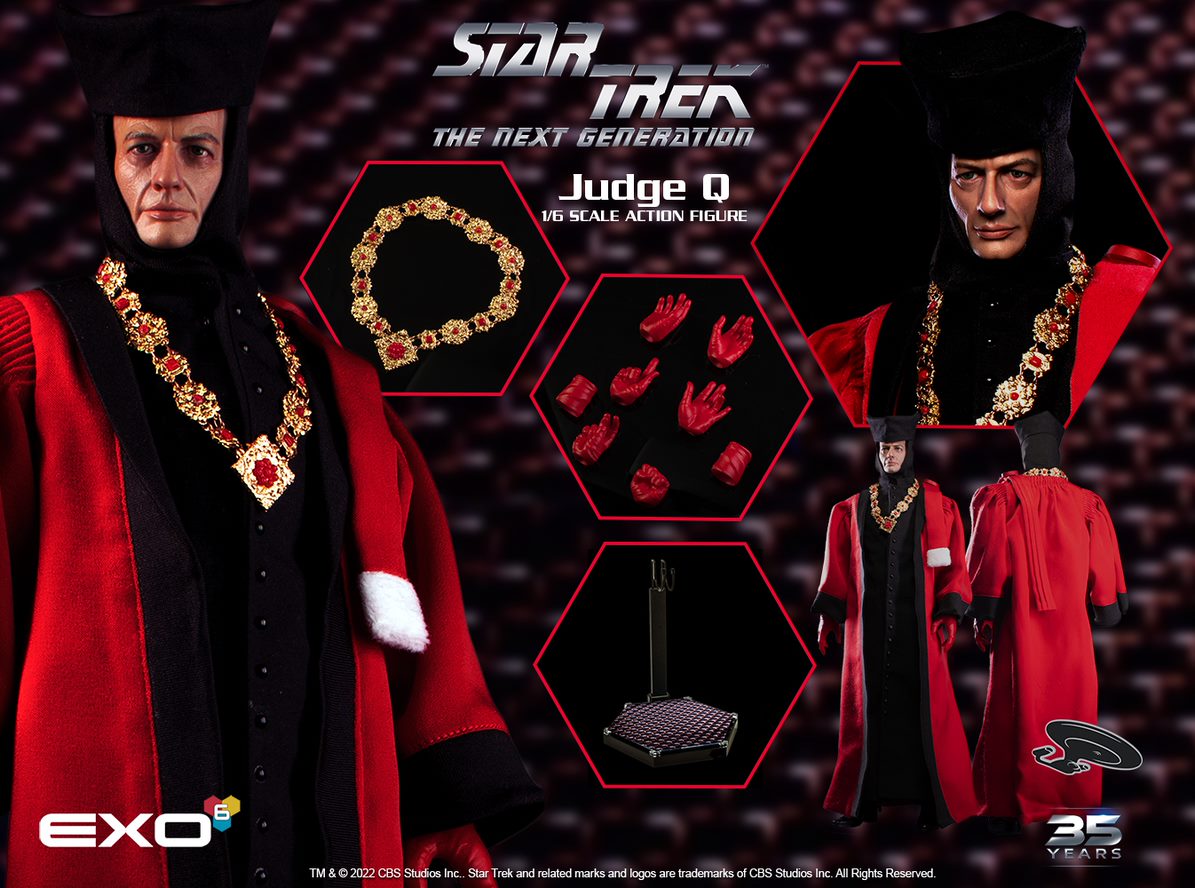  Product image 1 of the product “Judge Q  Star Trek: The Next Generation  1:6 scale ”