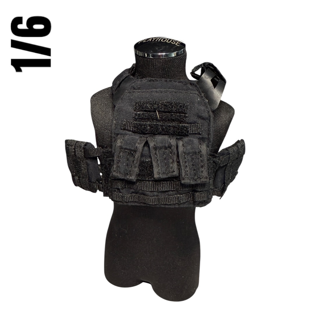  Product image 1 of the product “1:6  Tactical Vest Black  (Small) ”