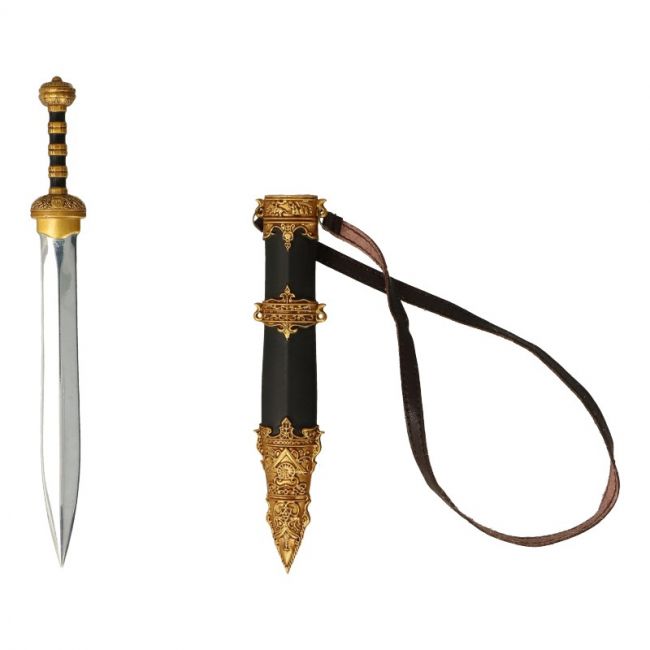 Artikelbild 1 des Artikels “Roman Emperor Gladio Sword with Scabbard (Silver) (Die Cast) 1/6 “