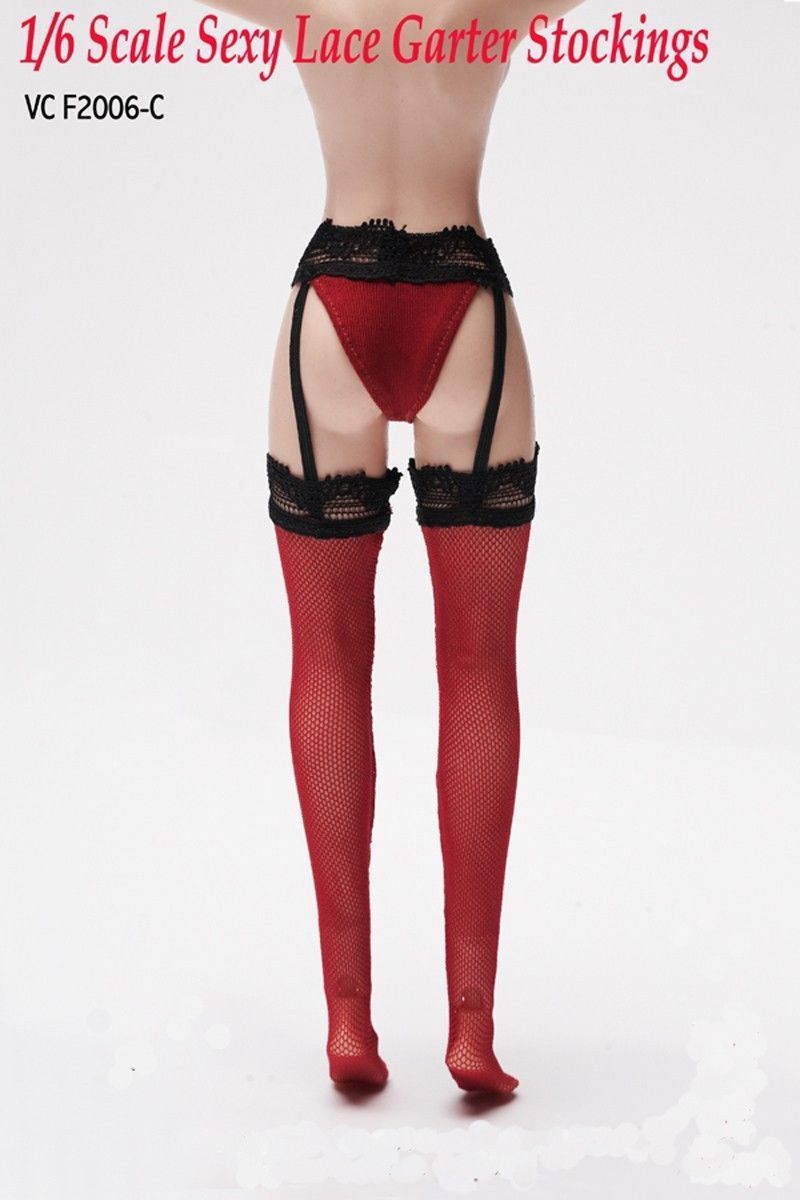  Artikelbild 1 des Artikels “Garter Lace Stockings with Briefs Red Black “
