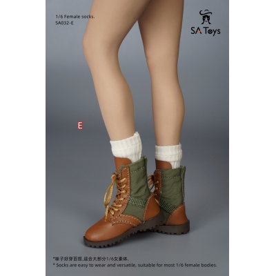  Product image 1 of the product “Female Socks (White) 1:6 ”