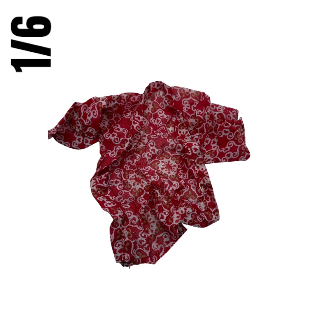  Product image 1 of the product “1/6 Scale Patterned Haori (Red) ”
