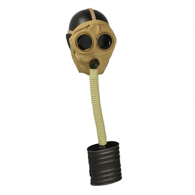  Artikelbild 1 des Artikels “Gasmaskenbehälter SBR Small Box Respirator (Beige) WW I “
