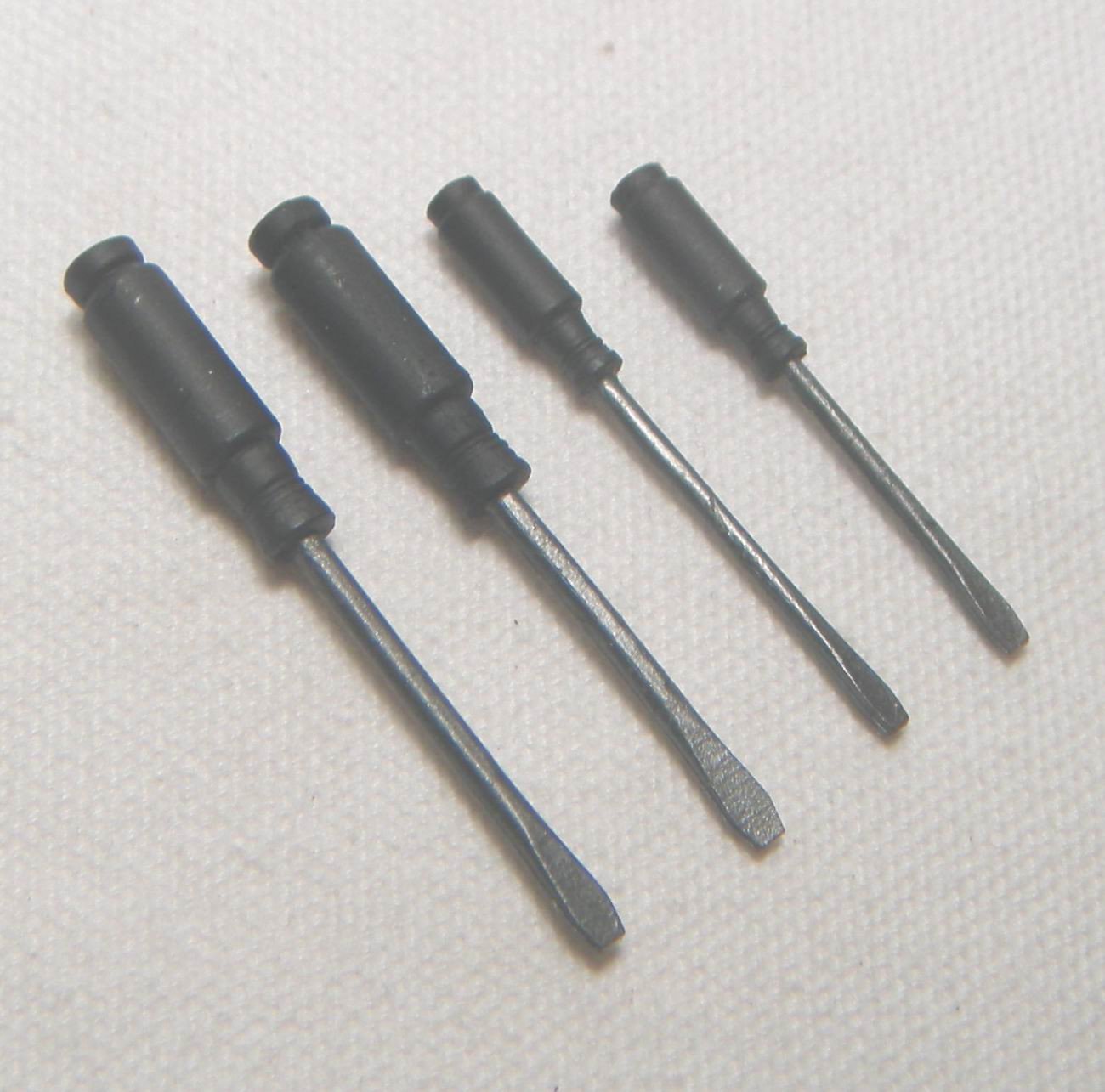  Product image 1 of the product “US - Tools 2 (black handle screw driver set) 1/6 ”