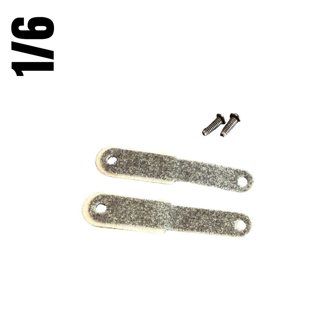  Product image 1 of the product “Schulterklappen Infanterie dunkel grau  1:6 ”