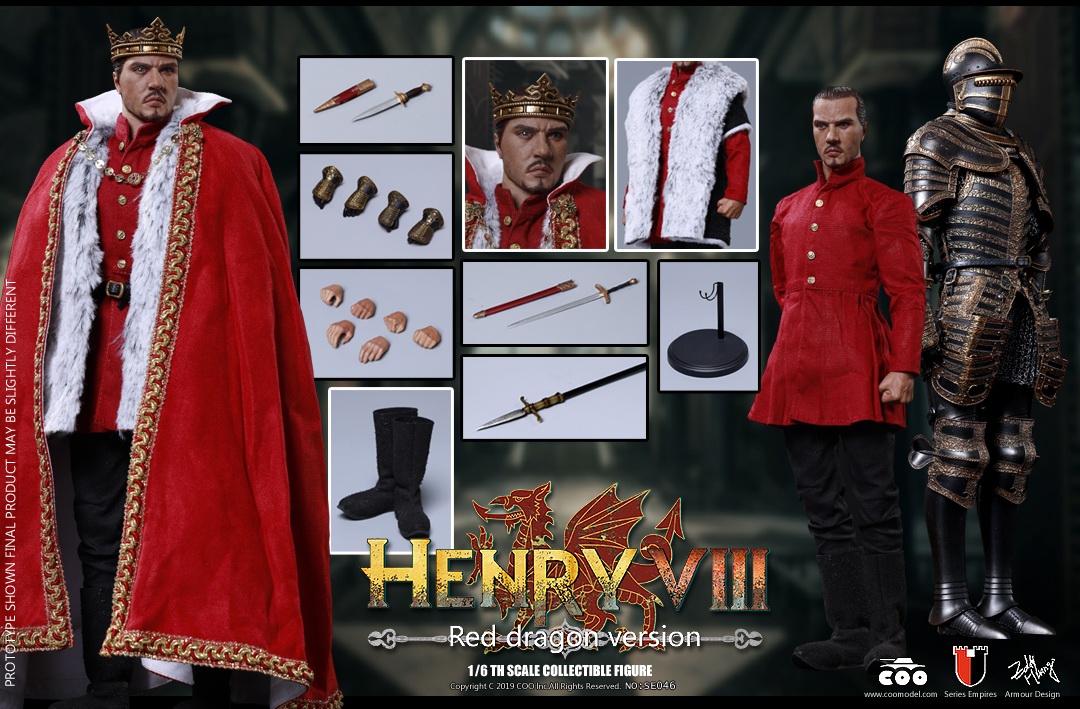  Artikelbild 1 des Artikels “1:6 - HENRY VIII HENRY VIII (RED DRAGON VERSION) “