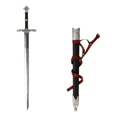  Product image 1 of the product “Diecast Knight of the Spirit Sword with Scabbard (Silv) 1/6 ”