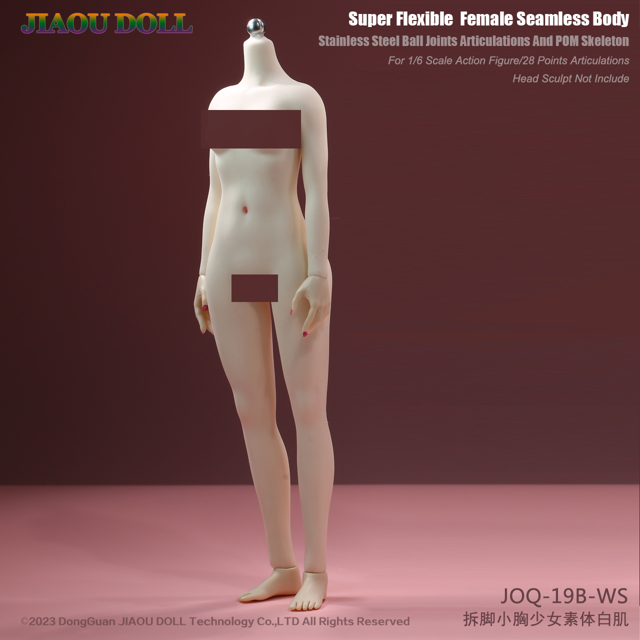 Artikelbild 1 des Artikels “Female  Seamless Body - kleine Oberweite - ( White) 1:6 “