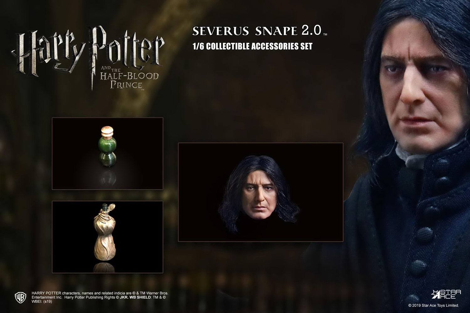  Artikelbild 1 des Artikels “Accessories Set for Severus Snape Action Figure 1/6 “