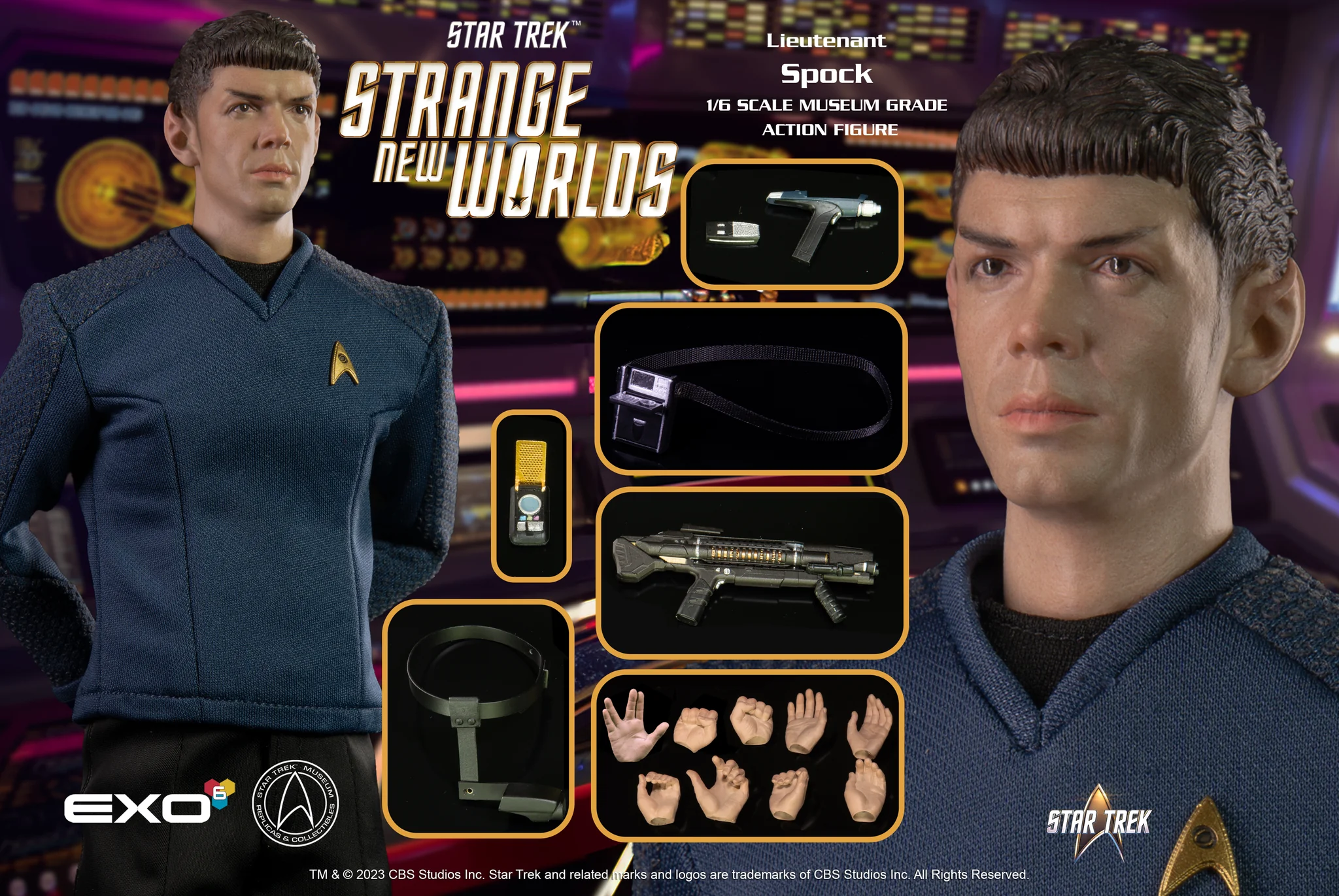  Product image 1 of the product “Lieutenant Spock  Actionfigur 1/6 ”