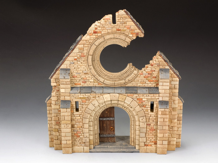  Artikelbild 1 des Artikels “BATTLE SCARRED NORMANDY CHURCH FACADE “