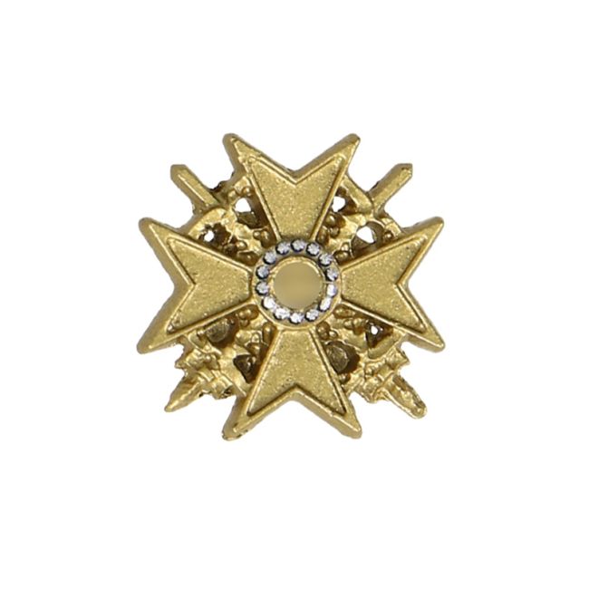  Product image 1 of the product “Spanienkreuz in Metal Gold 1:6 (mit Diamanten) ”