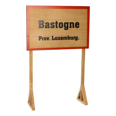  Artikelbild 1 des Artikels “Bastogne Prov. Luxemburg. Road Sign (Beige) “