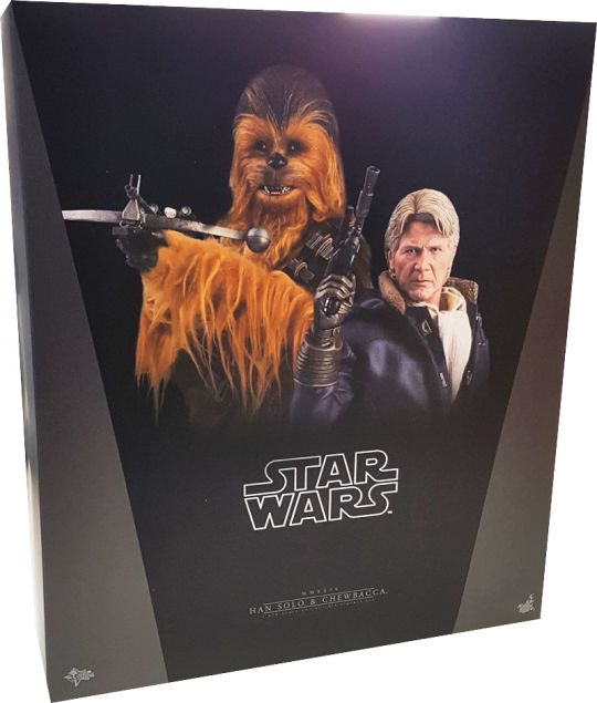  Artikelbild 1 des Artikels “1:6th scale Han Solo & Chewbacca Collectible Figures Set “