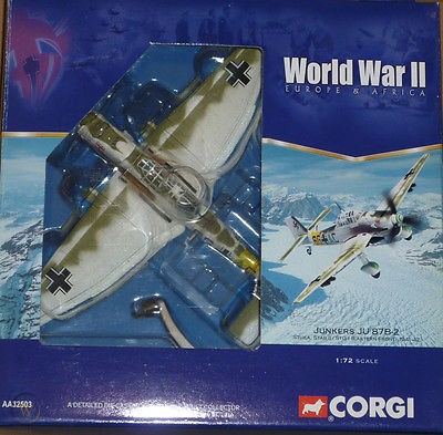 Product image 1 of the product “1:72 Corgi Junkers Ju 87B Stuka Luftwaffe II./StG 1 ”