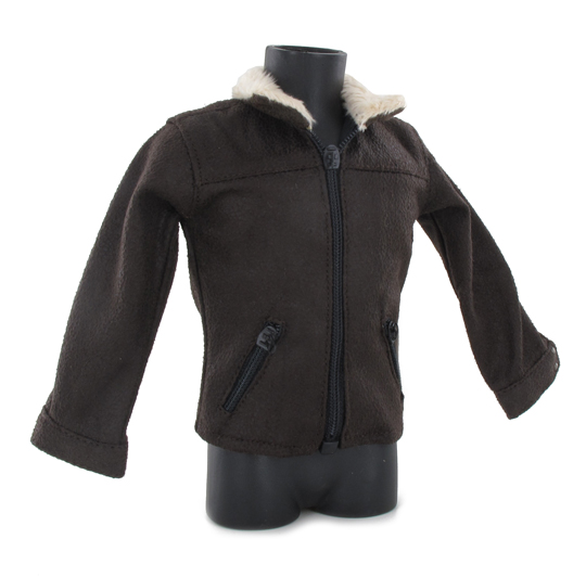  Artikelbild 1 des Artikels “Suede Jacket with Fur Collar (Brown) “