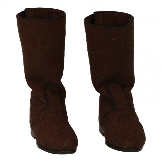  Product image 1 of the product “Suede Medieval Boots (Brown) 1/6 ”