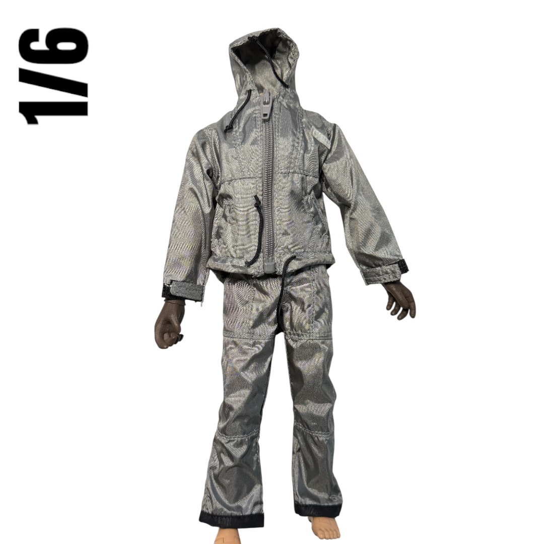  Artikelbild 1 des Artikels “Tactical Team Hooded Suit 1/6 (Silver) “