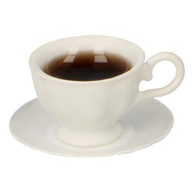  Product image 1 of the product “Coffee Cup with Saucer (White) ”