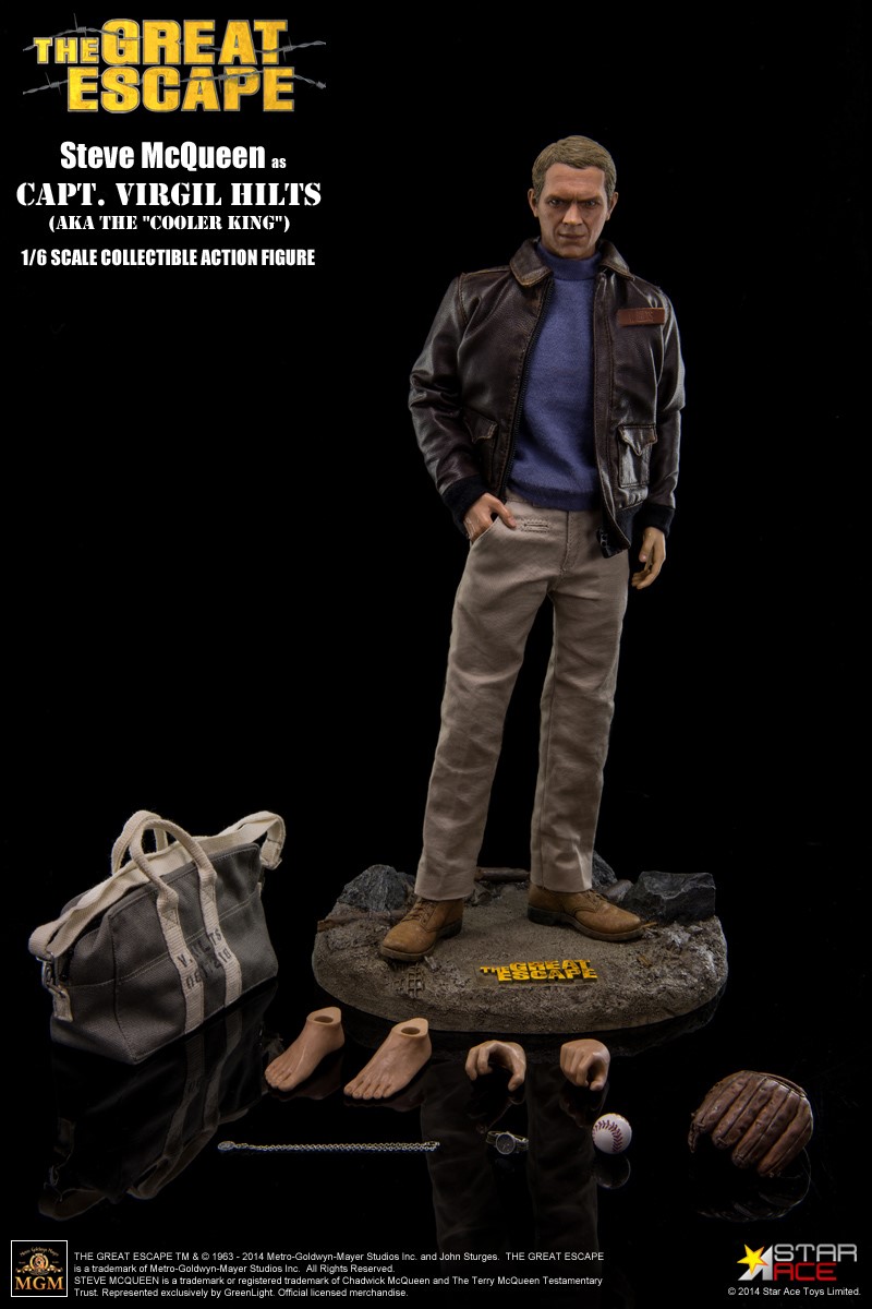  Product image 1 of the product “The 1/6th scale Steve McQueen (Capt. Virgil Hilts) ”
