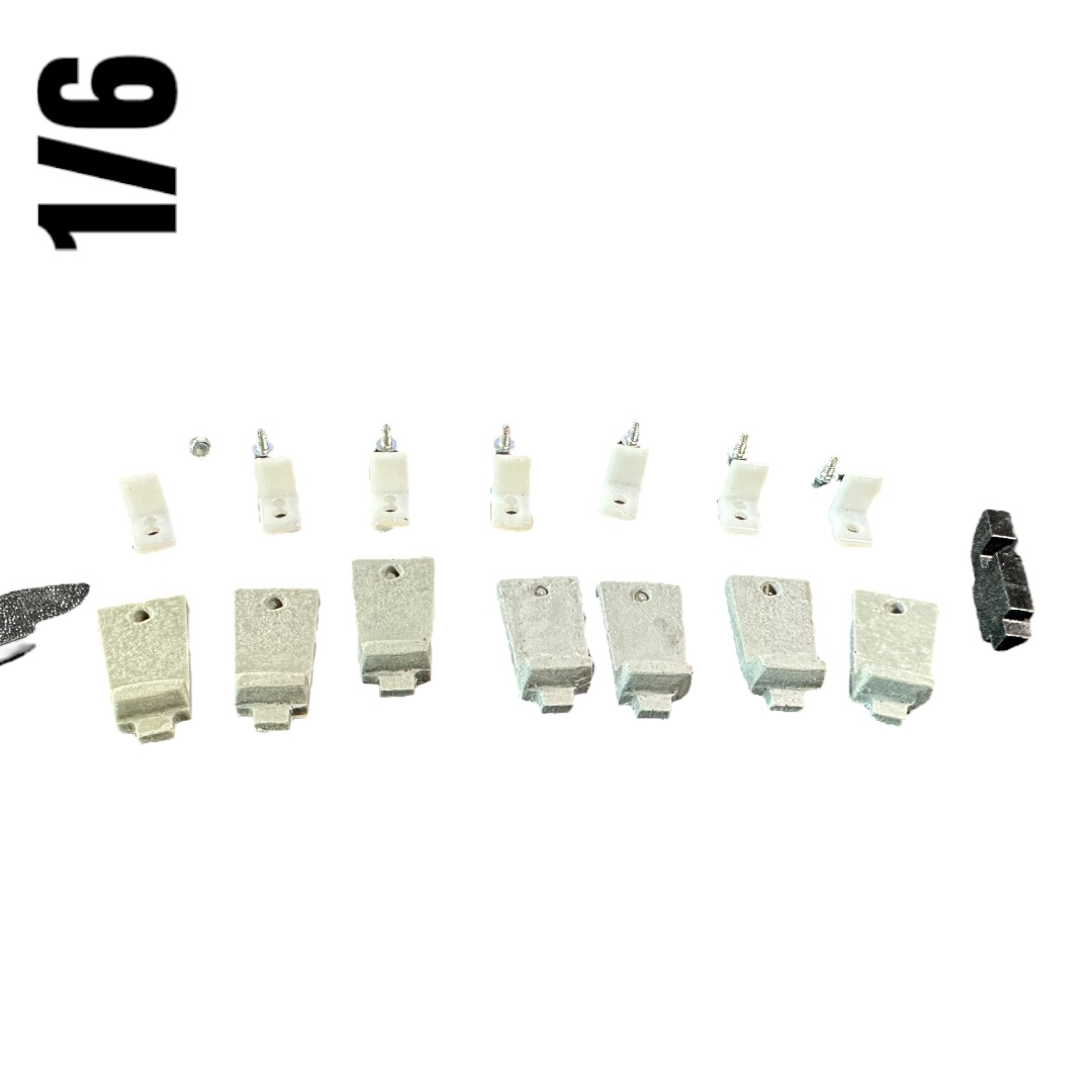  Product image 1 of the product “Turret Spare Tracks Mount in Plastik 1/6 ”
