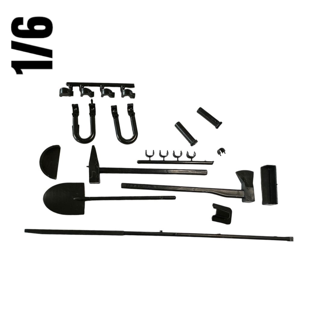  Artikelbild 1 des Artikels “Deutsche Panzer Werkzeugs Set Plastik 1/6 “