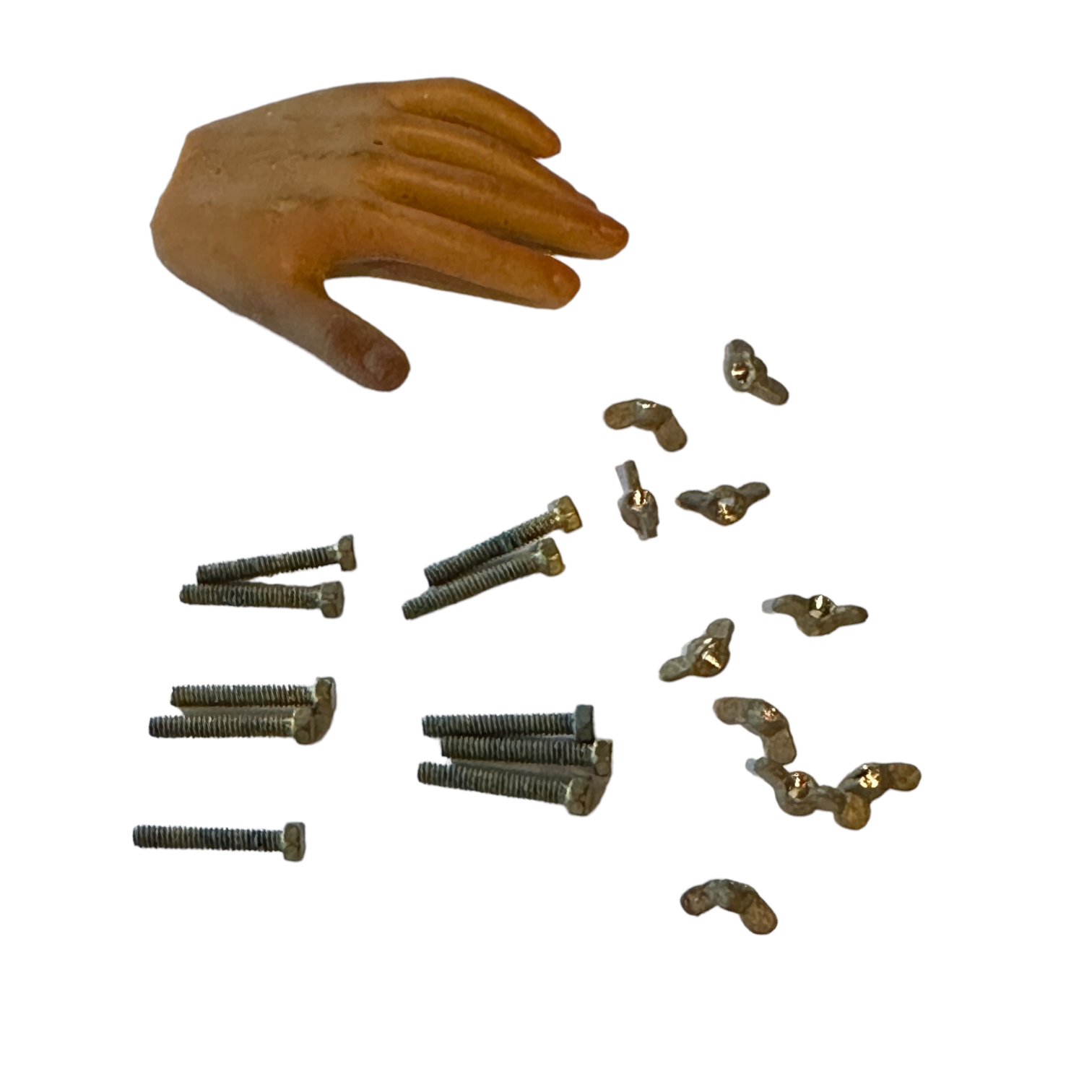  Artikelbild 1 des Artikels “Schrauben und Flügelmutter Metal set 1/6 “