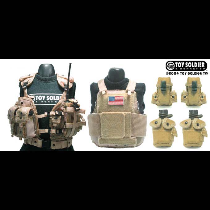  Artikelbild 1 des Artikels “Toy Soldier USAF AWS LBV WEST Safariland Body Armor Dessert “