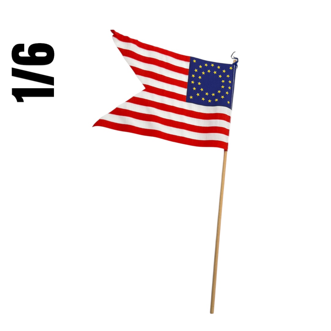  Product image 1 of the product “U.S. Civil War flag with pole ”