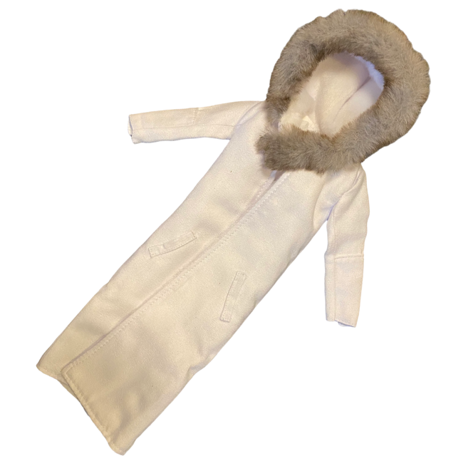  Product image 1 of the product “Cape White with fur 1/6 ”