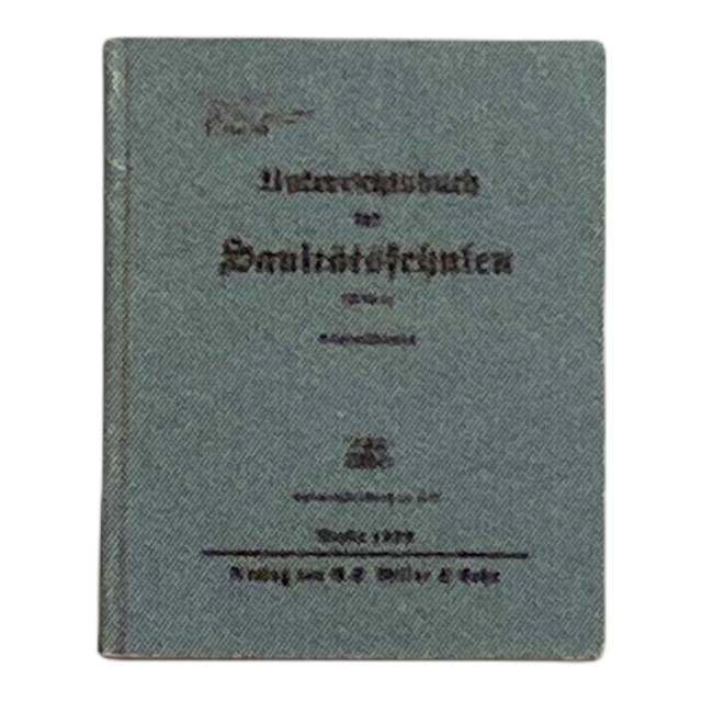  Artikelbild 1 des Artikels “Unterichtsbuch Sanitärschulen  Atrappe 1:6 (nicht zum öffnen) “