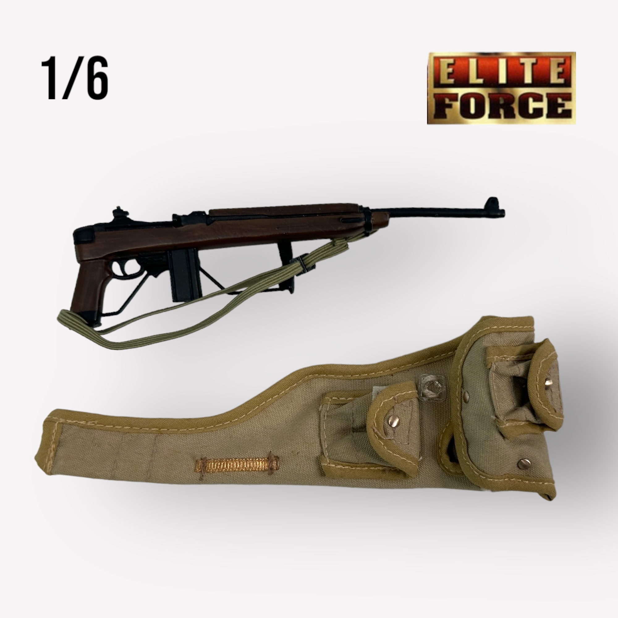  Artikelbild 1 des Artikels “US WWII M1A1 Carbine in Metal with Holster 1/6 “