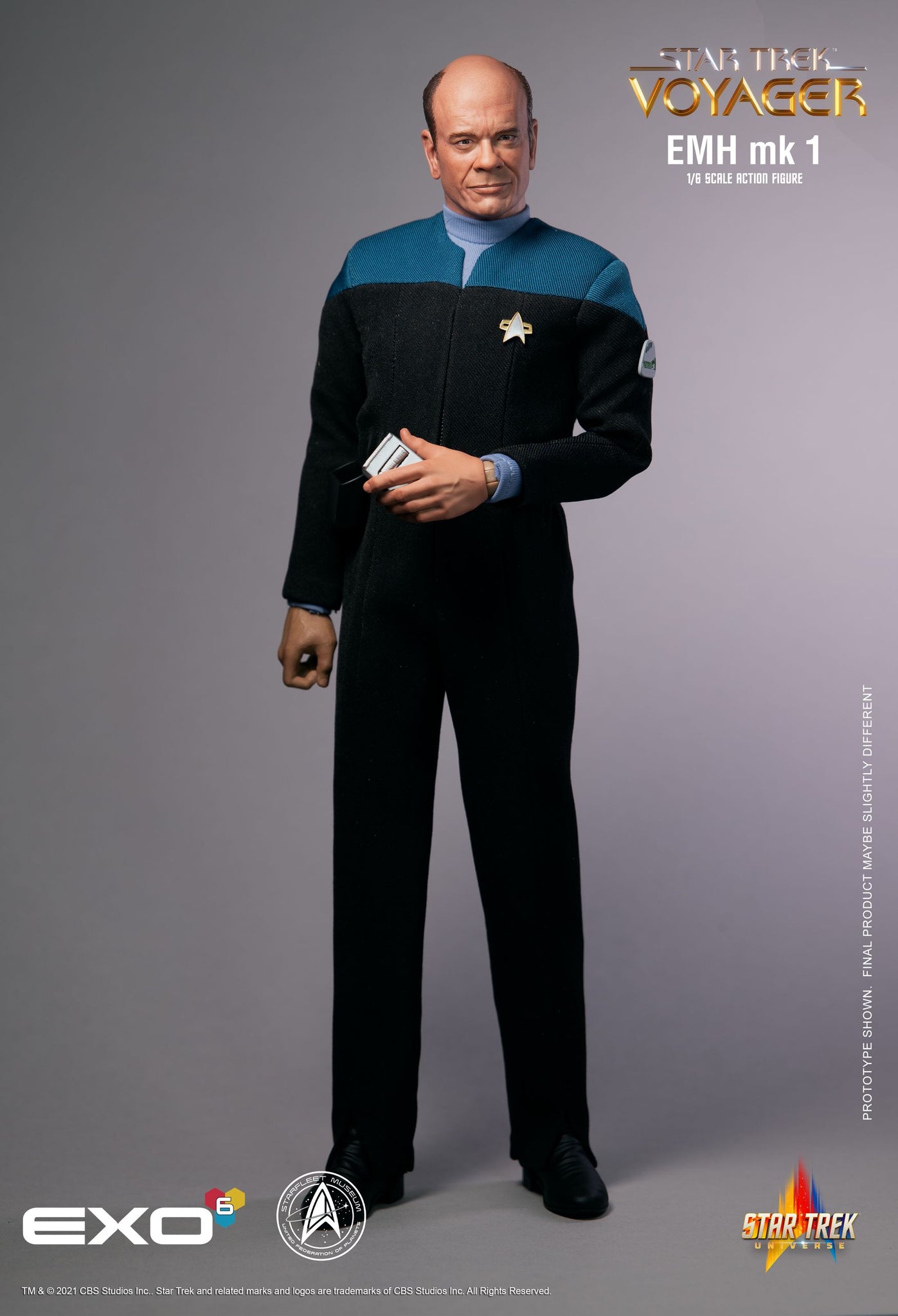  Product image 1 of the product “THE DOCTOR (EMERGENCY MEDICAL HOLOGRAM) - Star Trek: Voyager - 1:6 scale ”