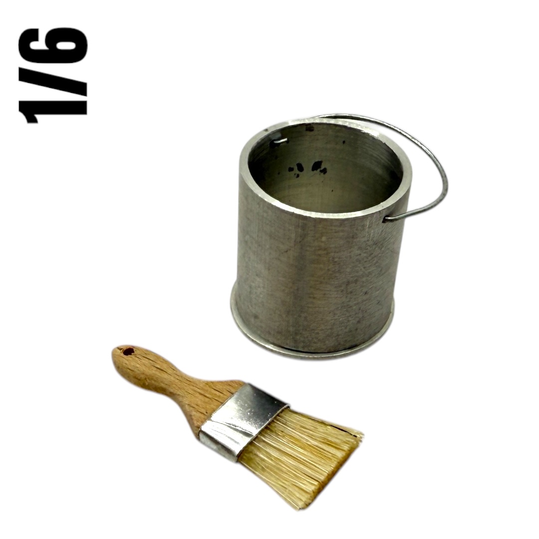  Artikelbild 1 des Artikels “Pinsel handgefertigt mit Metal Eimer  1:6 “