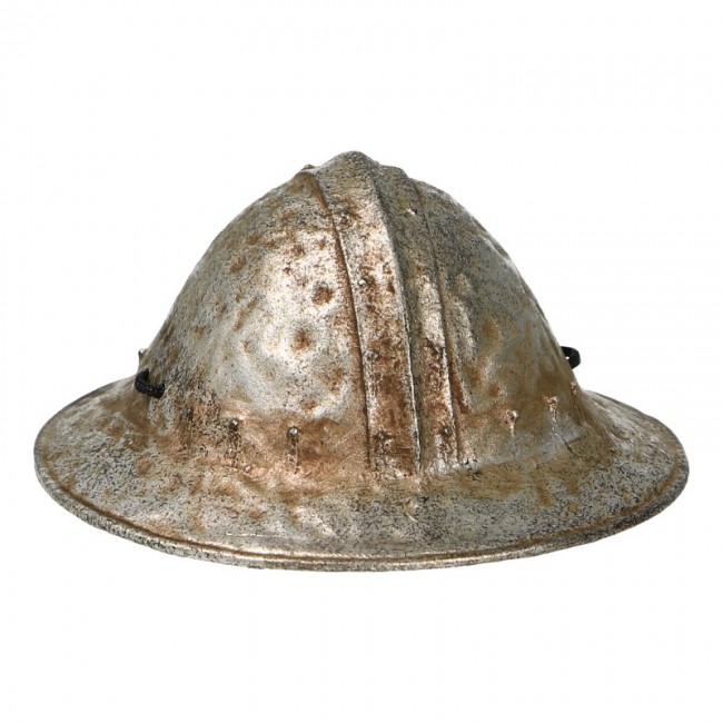  Product image 1 of the product “Worn Diecast Knight Hospitaller Master Sergeant Helmet (Silver) 1/6 ”