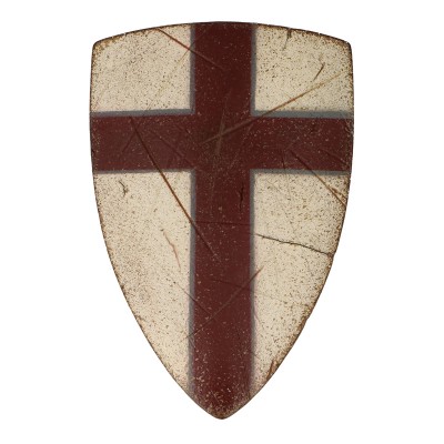  Product image 1 of the product “Worn Diecast Knight Shield (Beige) 1/6 ”