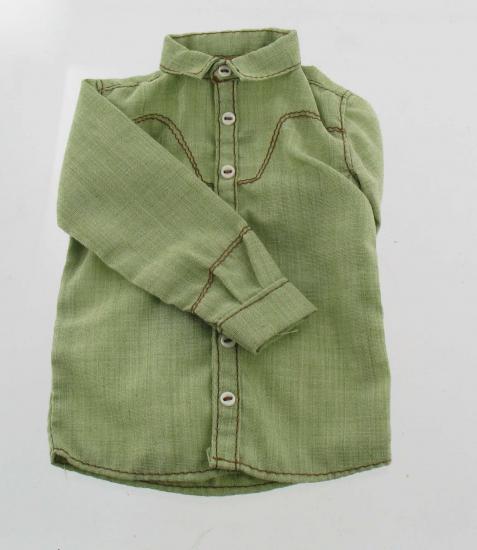  Product image 1 of the product “Cowboy Shirt, Green (zum Knöpfen) ”