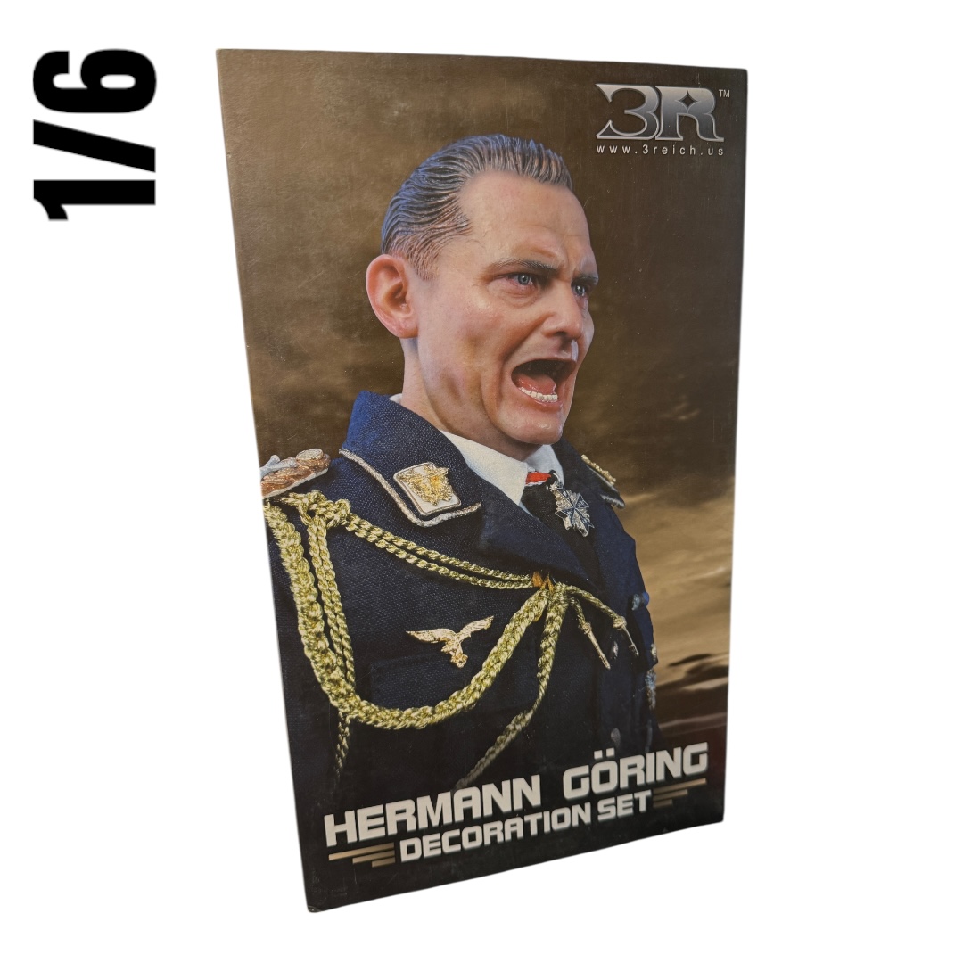  Product image 1 of the product “WWII German Head Of The Luftwaffe Hermann Goring Decoration Figure Set ”