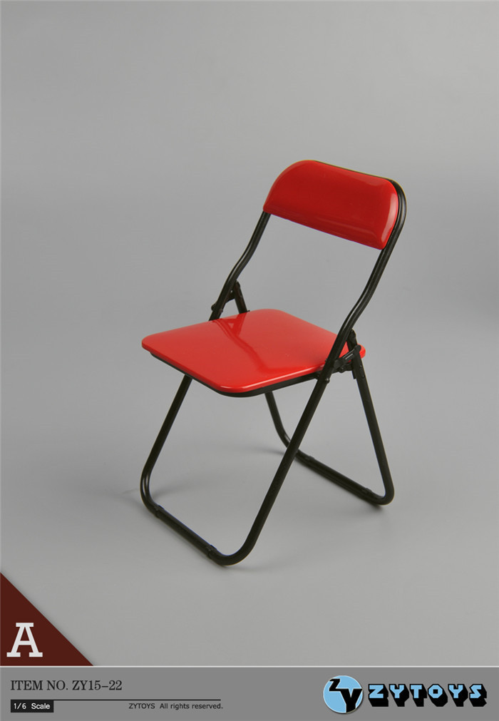  Artikelbild 1 des Artikels “Klappstuhl in schwarz Rot “