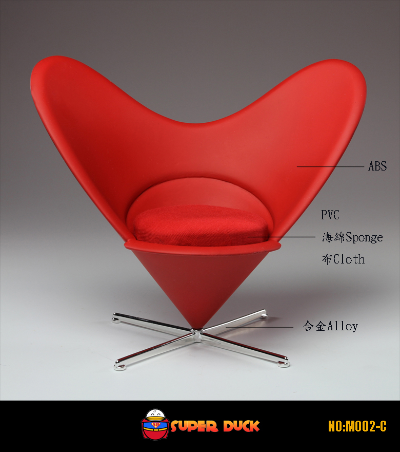  Product image 1 of the product “Herz Stuhl Rot ”
