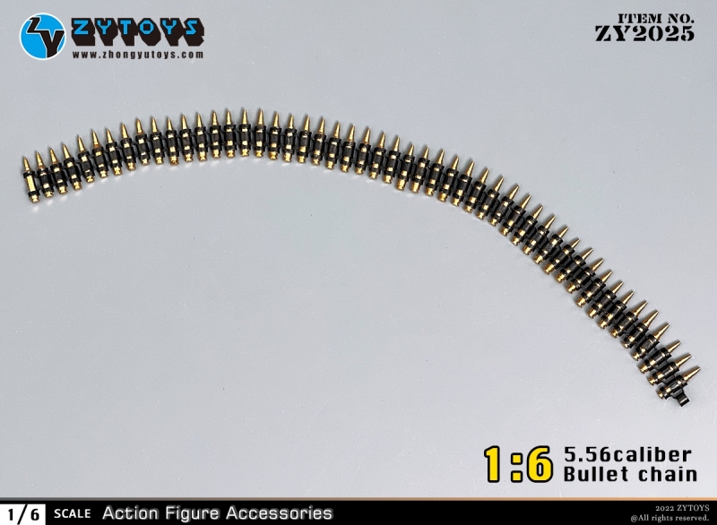  Artikelbild 1 des Artikels “Diecast 5,56mm 50 Bullets Chain (Gold) “